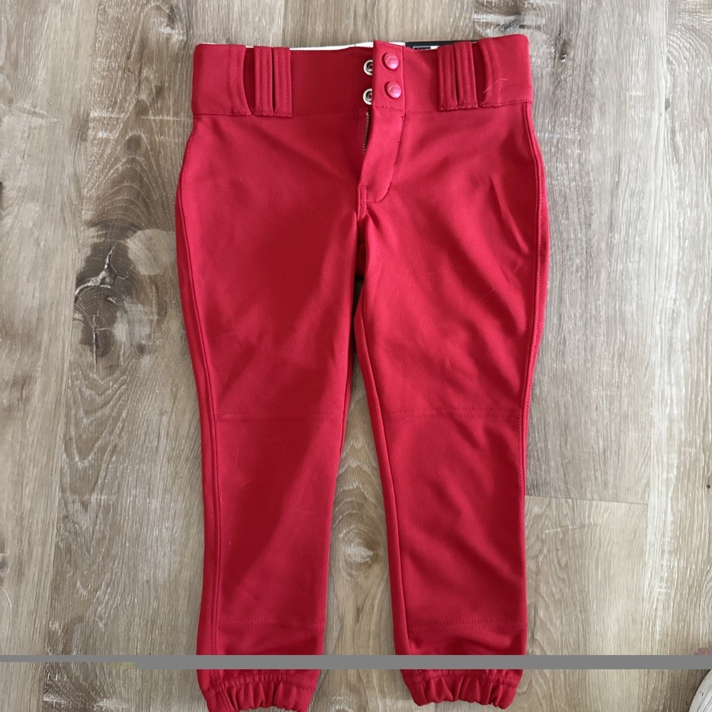 Champion Softball Girls Size Small Scarlet Color